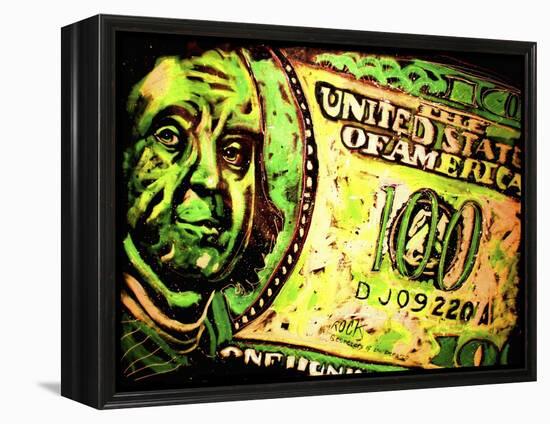 100 Bill-Rock Demarco-Framed Premier Image Canvas