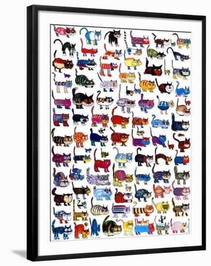 100 Cats and a Mouse-Vittorio-Framed Art Print