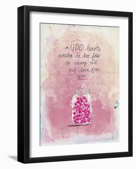 100 Hearts-Paula Mills-Framed Giclee Print