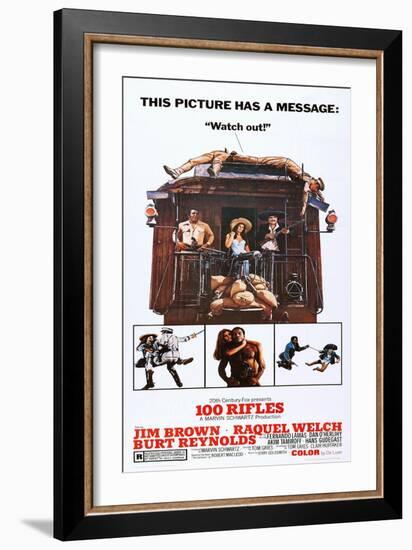 100 Rifles-null-Framed Art Print