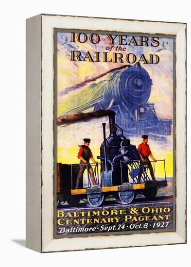 100 Years of the Railroad: the Centenary Pageant-null-Framed Premier Image Canvas