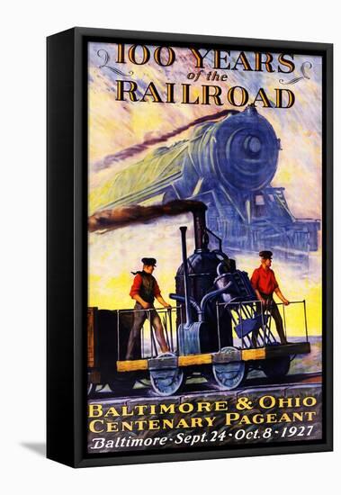 100 Years of the Railroad: the Centenary Pageant-null-Framed Premier Image Canvas