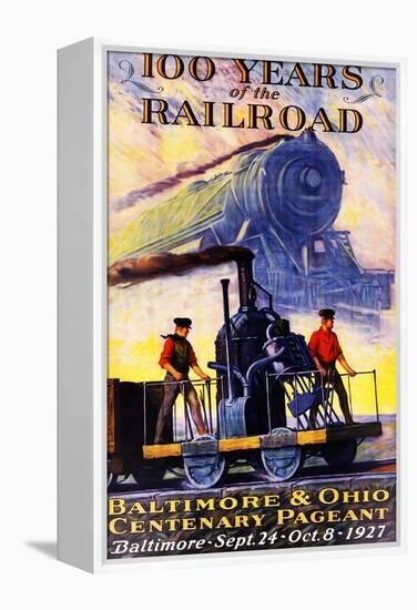 100 Years of the Railroad: the Centenary Pageant-null-Framed Premier Image Canvas