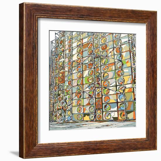 1000 Units-HR-FM-Framed Art Print