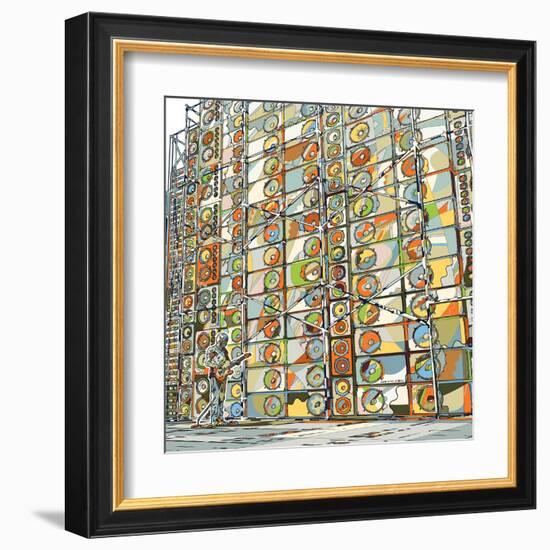 1000 Units-HR-FM-Framed Art Print