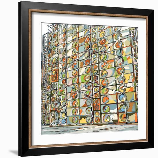 1000 Units-HR-FM-Framed Art Print