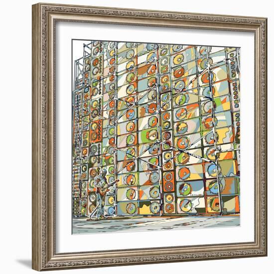 1000 Units-HR-FM-Framed Art Print