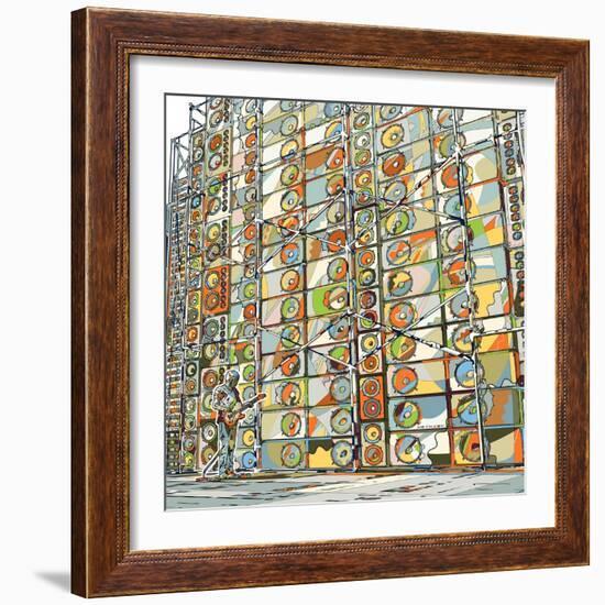 1000 Units-HR-FM-Framed Art Print