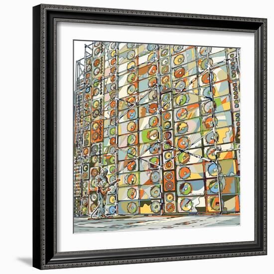 1000 Units-HR-FM-Framed Art Print