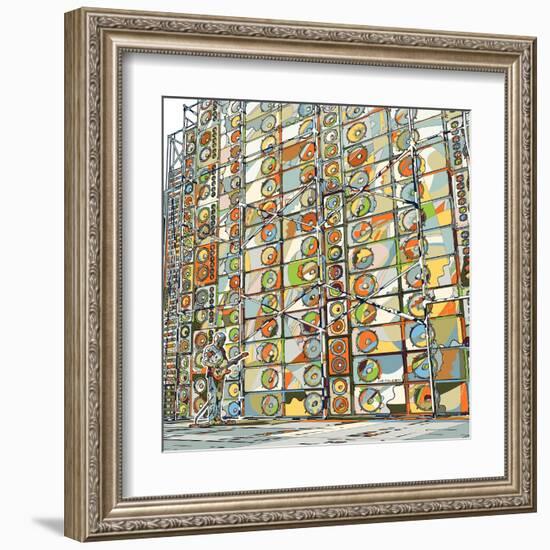 1000 Units-HR-FM-Framed Art Print