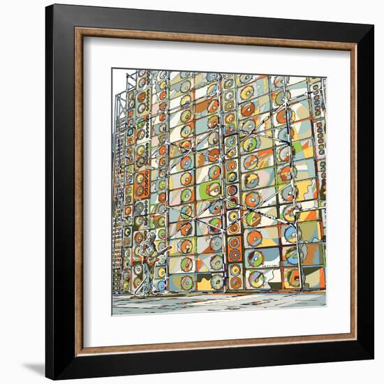 1000 Units-HR-FM-Framed Art Print