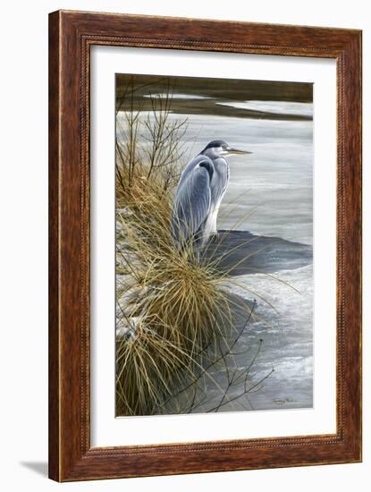 1000 Winter Heron-Jeremy Paul-Framed Giclee Print