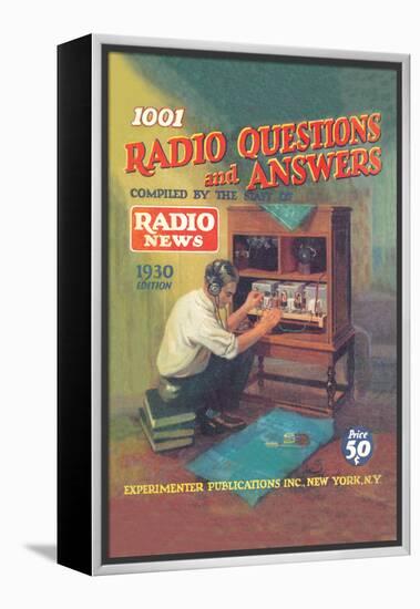 1001 Radio Questions and Answers-null-Framed Stretched Canvas
