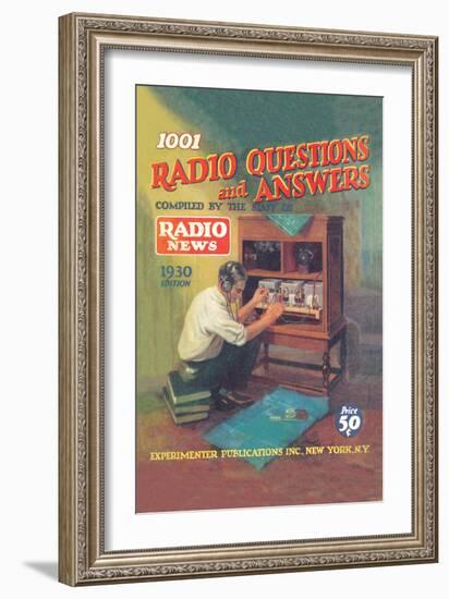 1001 Radio Questions and Answers-null-Framed Art Print