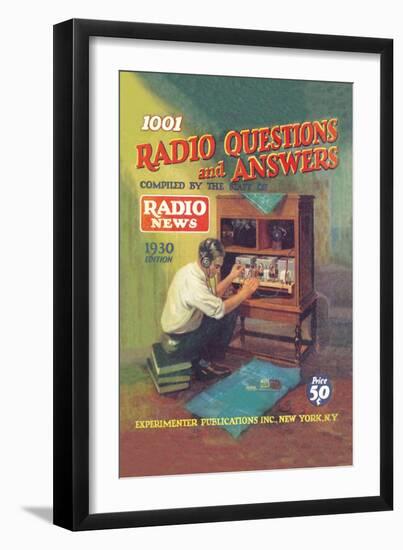 1001 Radio Questions and Answers-null-Framed Art Print