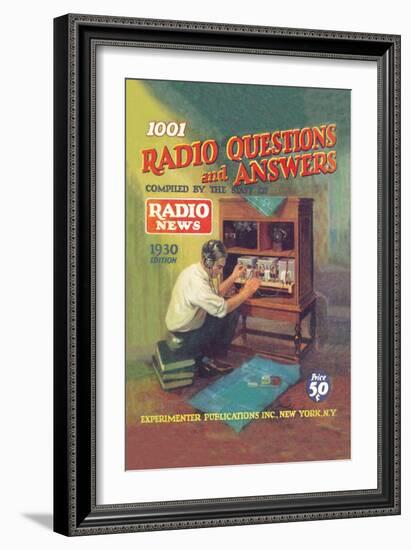 1001 Radio Questions and Answers-null-Framed Art Print