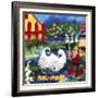 101 Views of the Red Fence Garden-Mike Smith-Framed Giclee Print