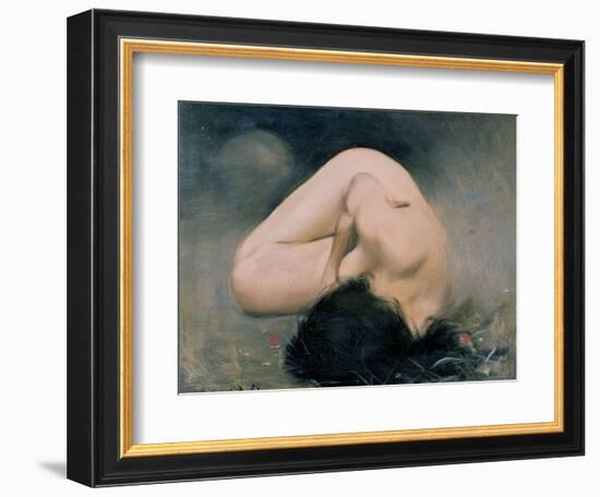 103-0079519/1 Nude Woman-Ramon Casas i Carbo-Framed Premium Giclee Print