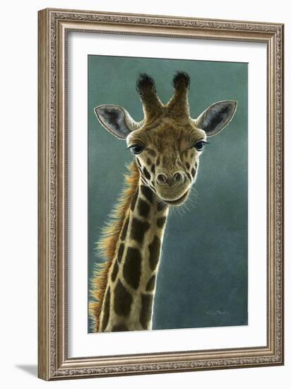 1031 Giraffe Beauty-Jeremy Paul-Framed Giclee Print