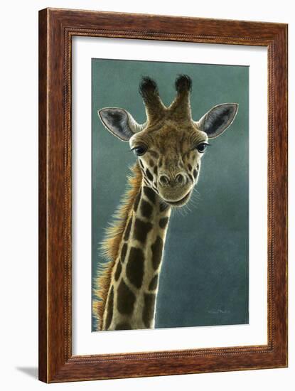 1031 Giraffe Beauty-Jeremy Paul-Framed Giclee Print