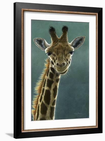 1031 Giraffe Beauty-Jeremy Paul-Framed Giclee Print