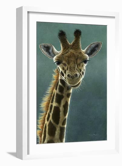 1031 Giraffe Beauty-Jeremy Paul-Framed Giclee Print