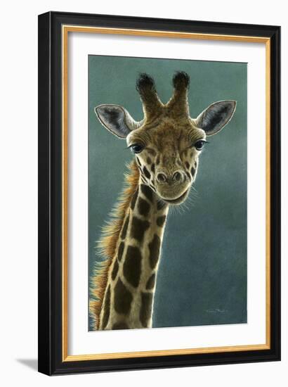 1031 Giraffe Beauty-Jeremy Paul-Framed Giclee Print