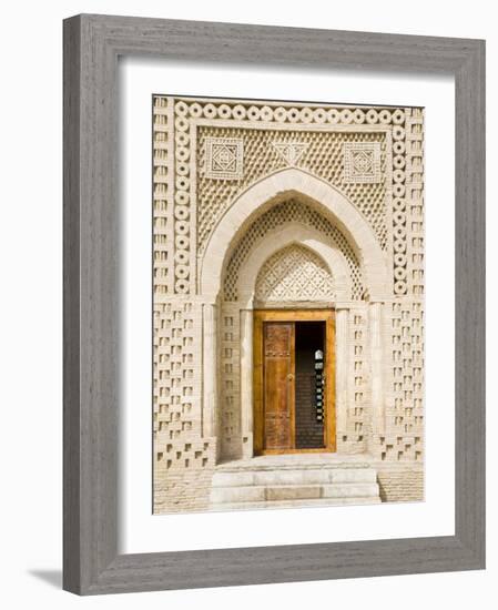 10th Century Ismail Samani Mausaleum, Samani Park, Bukhara, Uzbekistan-Jane Sweeney-Framed Photographic Print