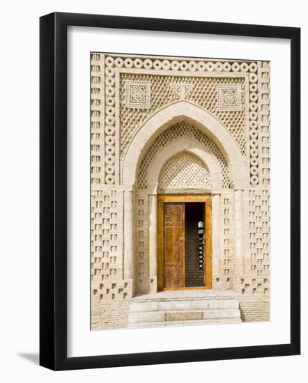 10th Century Ismail Samani Mausaleum, Samani Park, Bukhara, Uzbekistan-Jane Sweeney-Framed Photographic Print