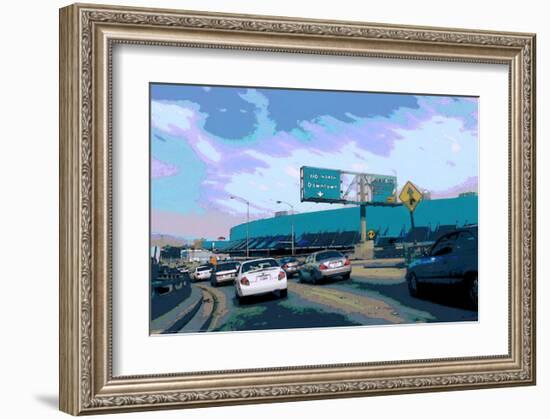 110 North Downtown-Steve Ash-Framed Giclee Print