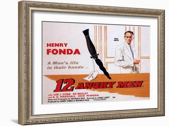 12 Angry Men, 1957-null-Framed Premium Giclee Print