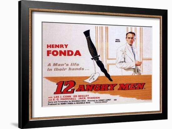 12 Angry Men, 1957-null-Framed Premium Giclee Print