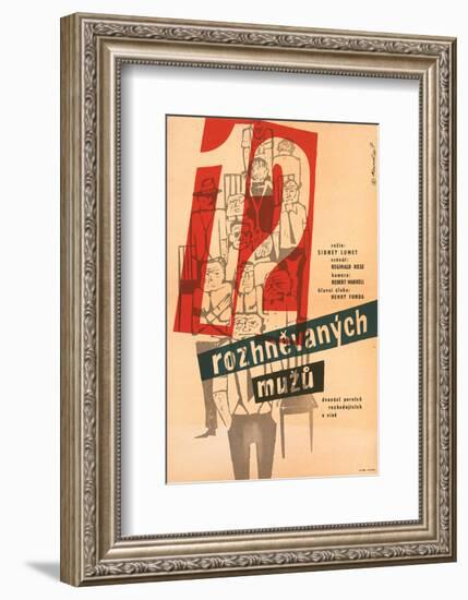 12 Angry Men-Rozhnevanych-null-Framed Art Print