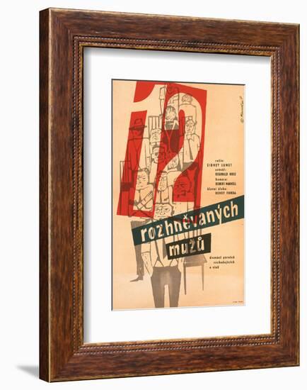 12 Angry Men-Rozhnevanych-null-Framed Art Print