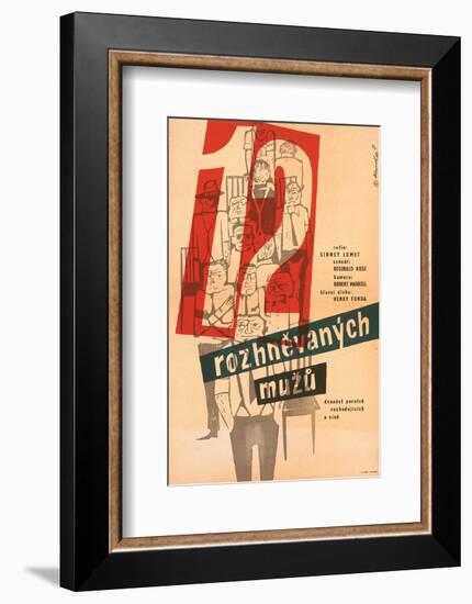 12 Angry Men-Rozhnevanych-null-Framed Art Print