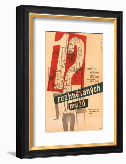 12 Angry Men-Rozhnevanych-null-Framed Art Print