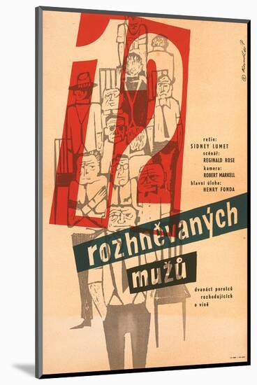 12 Angry Men-Rozhnevanych-null-Mounted Art Print