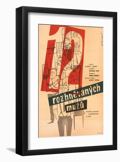 12 Angry Men-Rozhnevanych-null-Framed Art Print