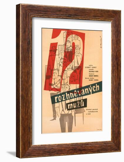 12 Angry Men-Rozhnevanych-null-Framed Art Print