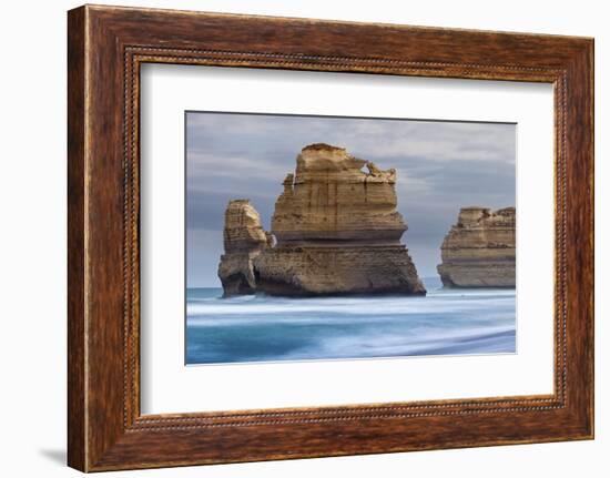 12 Apostles National Marine Park, Gibsons Beach, Port Campbell National Park, Princetown, Victoria-Cahir Davitt-Framed Photographic Print