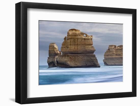 12 Apostles National Marine Park, Gibsons Beach, Port Campbell National Park, Princetown, Victoria-Cahir Davitt-Framed Photographic Print