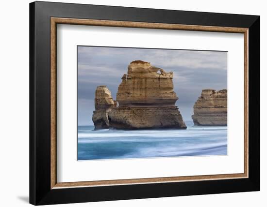 12 Apostles National Marine Park, Gibsons Beach, Port Campbell National Park, Princetown, Victoria-Cahir Davitt-Framed Photographic Print