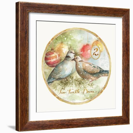 12 Days of Christmas II Round-Lisa Audit-Framed Art Print