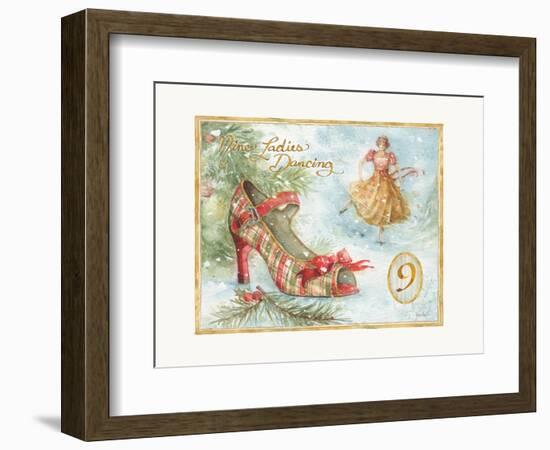 12 Days of Christmas IX-Lisa Audit-Framed Premium Giclee Print