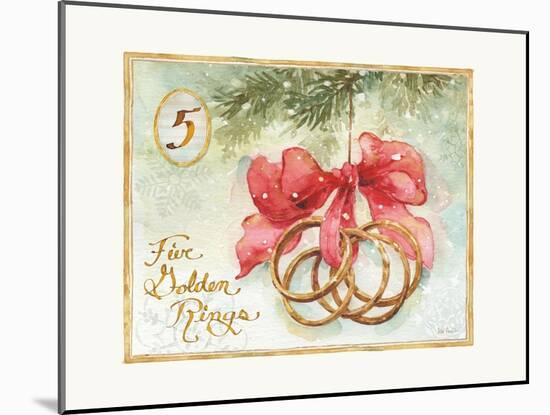 12 Days of Christmas V-Lisa Audit-Mounted Art Print