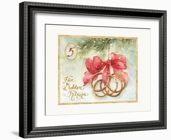 12 Days of Christmas V-Lisa Audit-Framed Art Print