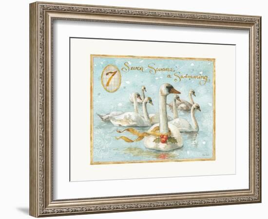 12 Days of Christmas VII-Lisa Audit-Framed Art Print