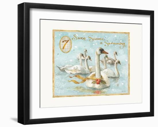 12 Days of Christmas VII-Lisa Audit-Framed Art Print