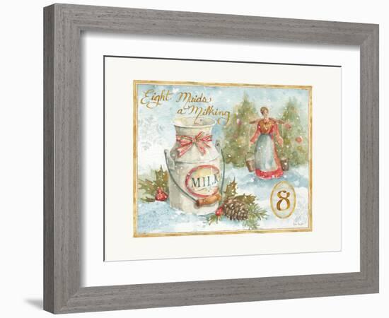 12 Days of Christmas VIII-Lisa Audit-Framed Art Print