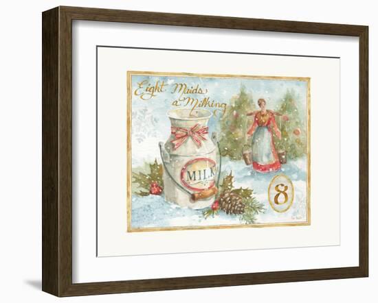 12 Days of Christmas VIII-Lisa Audit-Framed Art Print